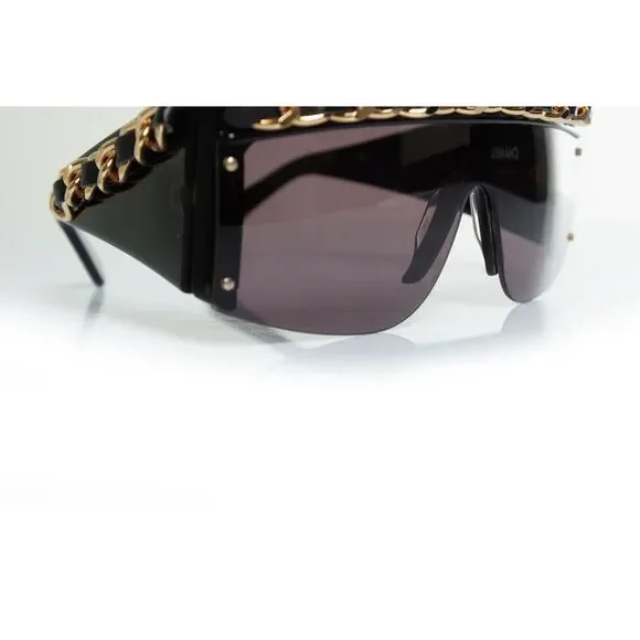 Chanel, vintage black chain sunglasses - Picture 8 of 8